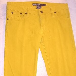 Ralph Lauren Sport Yellow Corduroy Pants Size 2